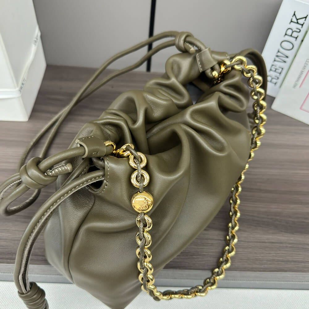 L0ew* Medium Flamenco purse in mellow nappa lambskin