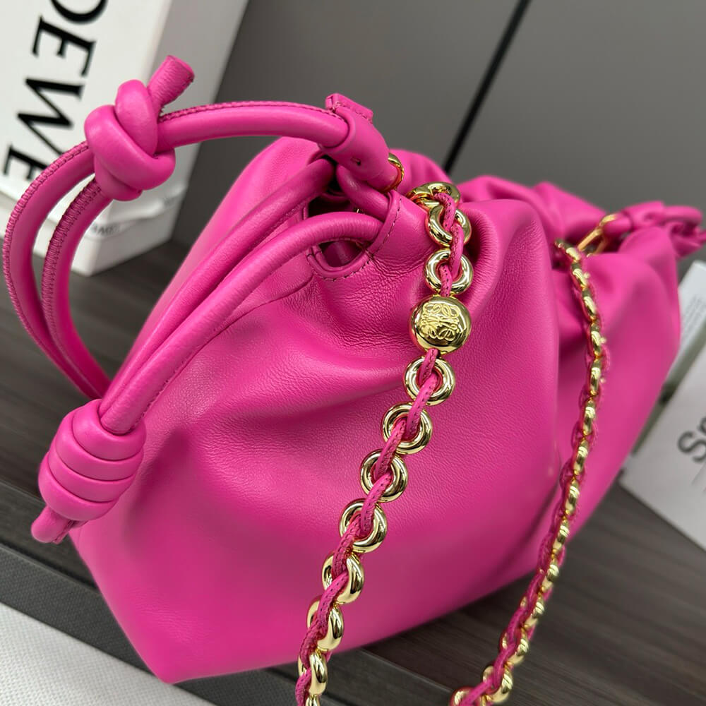 L0ew* Medium Flamenco purse in mellow nappa lambskin