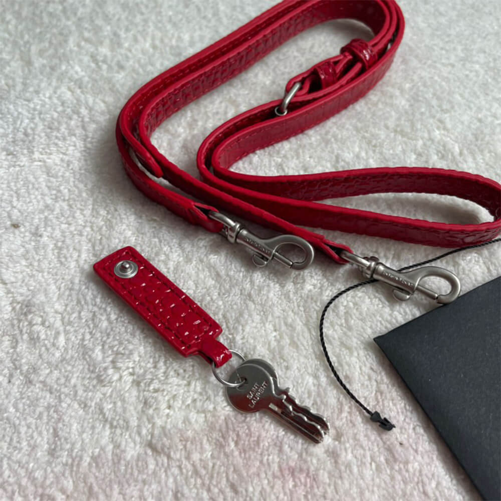 Y51 SAC DE JOUR NANO IN EMBOSSED CROCODILE SHINY LEATHER