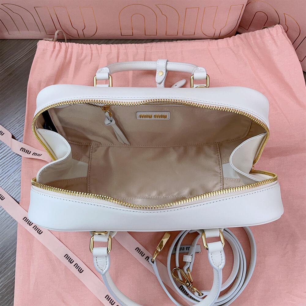 M1um1u Large Arcadie Leather Bag(HIGH-END GRADE)