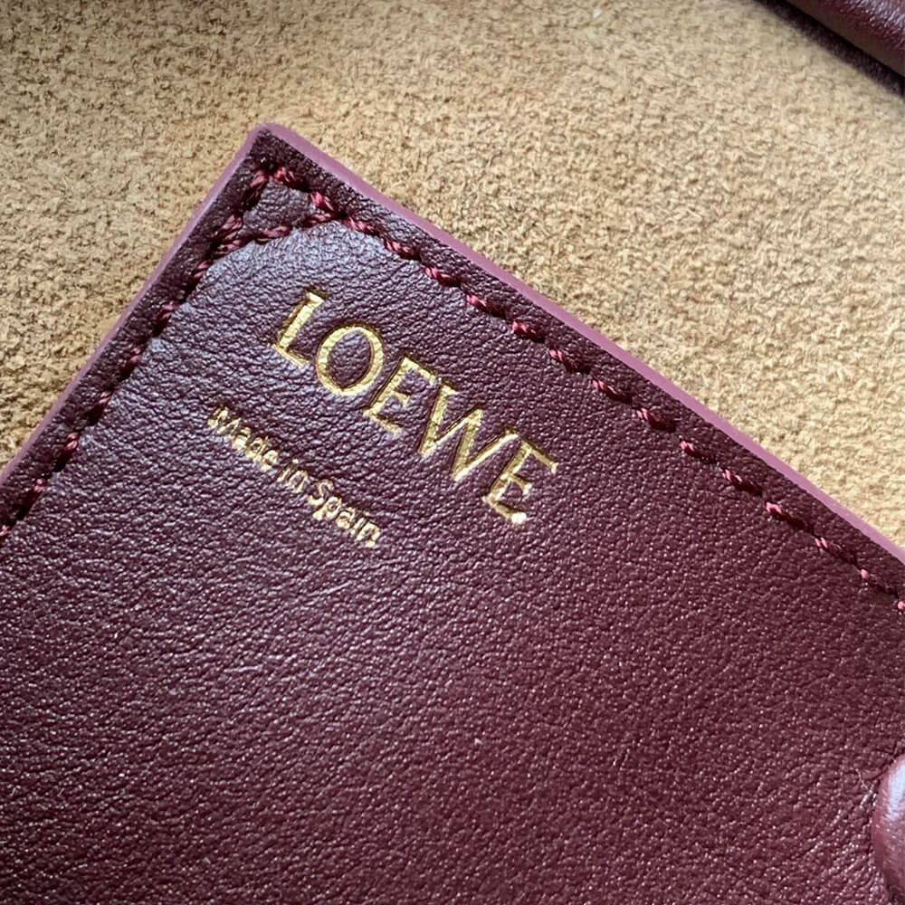 L0ew* Amazona 23 Cropped bag in nappa calfskin(HIGH-END GRADE)