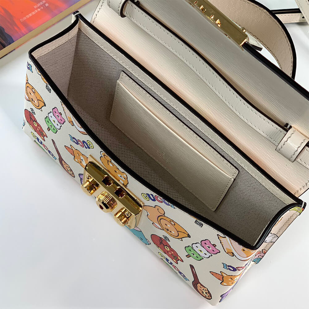 PADLOCK Gvc*1 ANIMAL PRINT MINI BAG