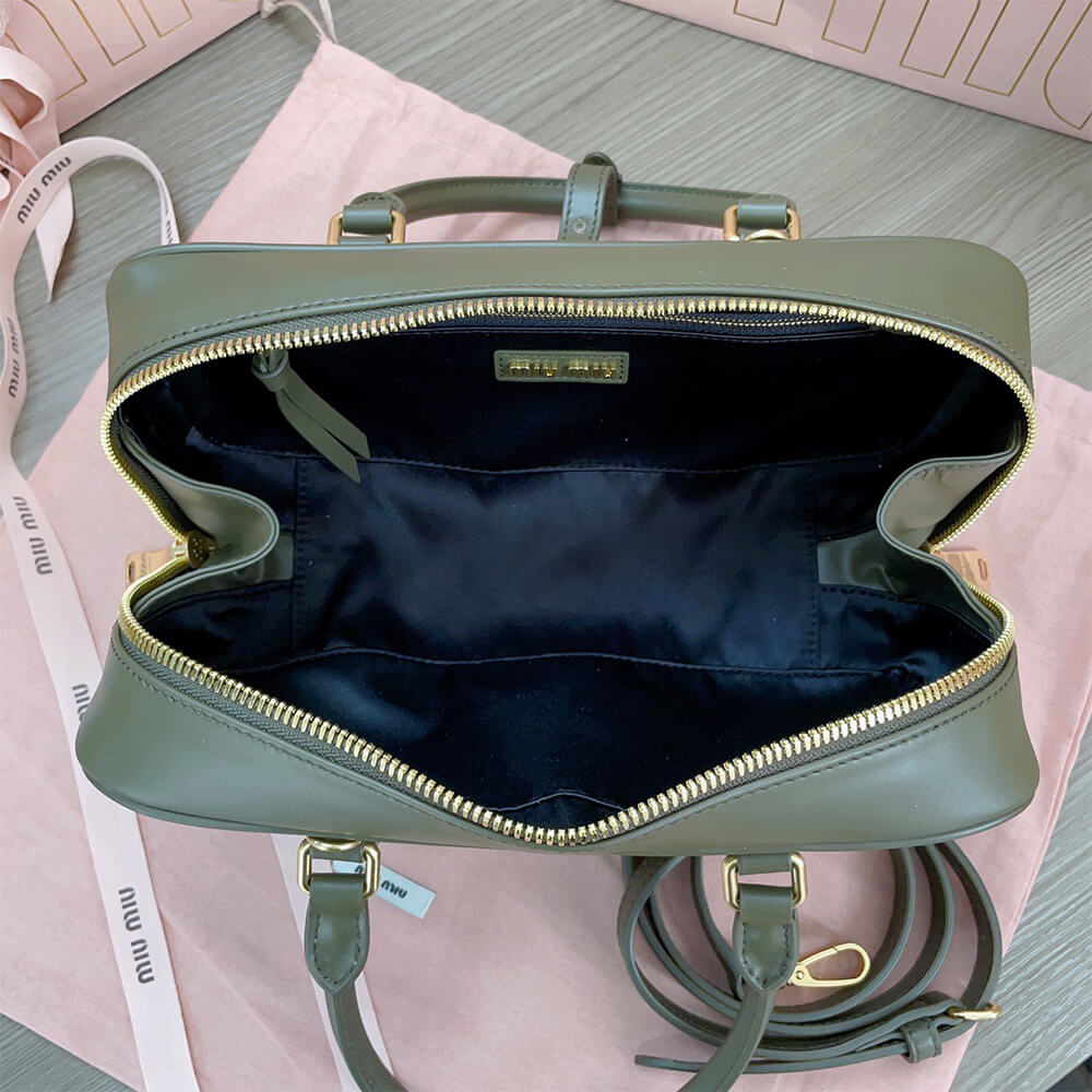M1um1u Large Arcadie Leather Bag(HIGH-END GRADE)