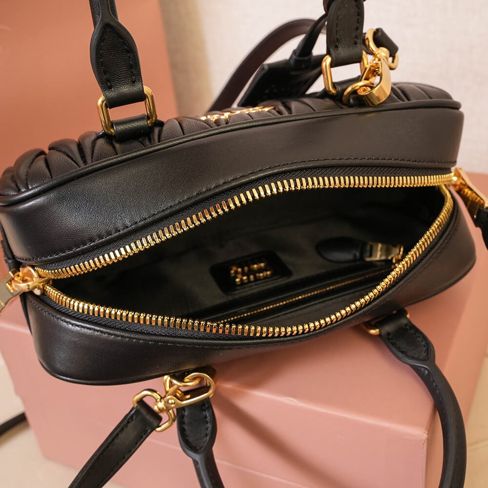 M1um1u Large Arcadie matelasse nappa Bag(HIGH-END GRADE)