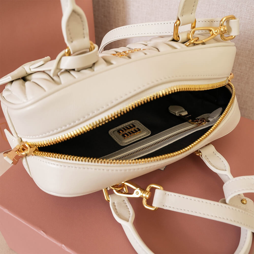 M1um1u Large Arcadie matelasse nappa Bag(HIGH-END GRADE)