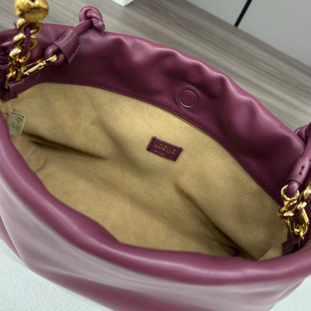 L0ew* Medium Flamenco purse in mellow nappa lambskin