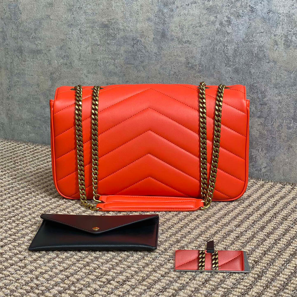 Y51 LOULOU medium in MATELASSE lambskin(HIGH-END GRADE)