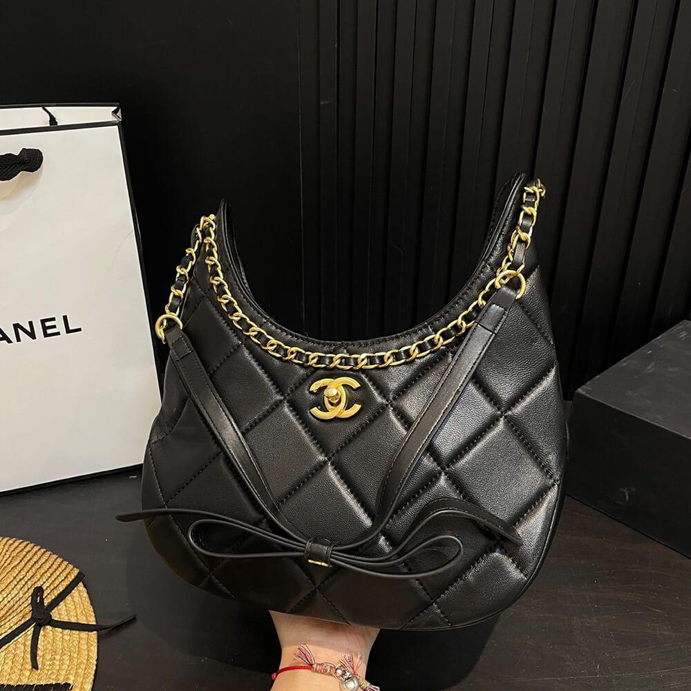 Ch**el  Hobo Handbag(HIGH-END GRADE)