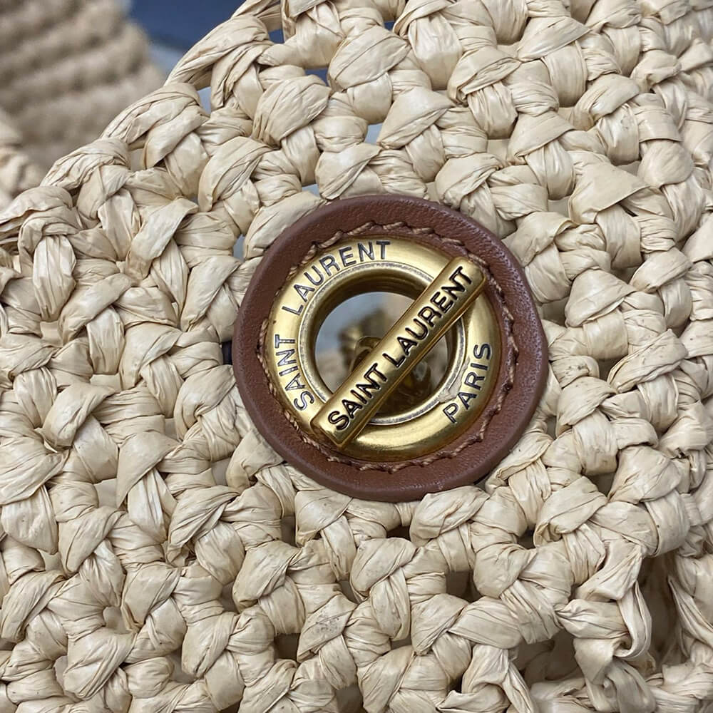 Y51 ICARE SHOPPING BAG IN RAFFIA(HIGH-END GRADE)