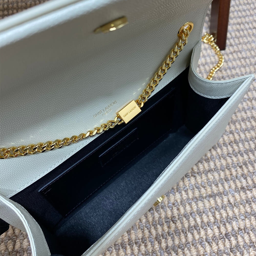 Y51 kate medium in grain de poudre embossed leather