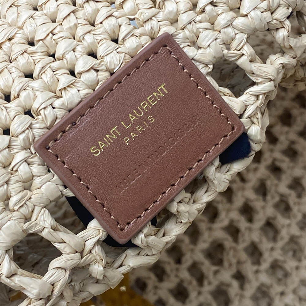 Y51 ICARE SHOPPING BAG IN RAFFIA(HIGH-END GRADE)