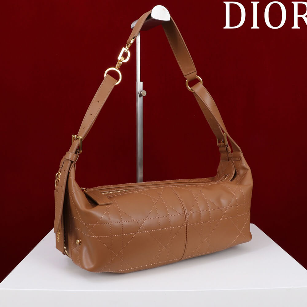 D10r Small D-Journey Bag in Vintage Smooth Calfskin(HIGH-END GRADE)