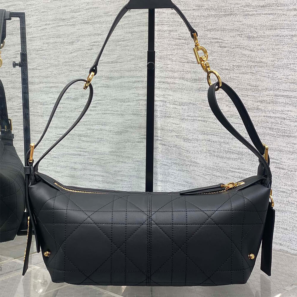D10r Small D-Journey Bag in Vintage Smooth Calfskin(HIGH-END GRADE)