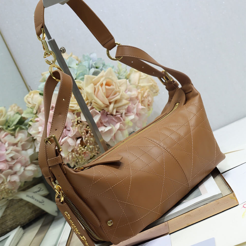 D10r Small D-Journey Bag in Vintage Smooth Calfskin(HIGH-END GRADE)