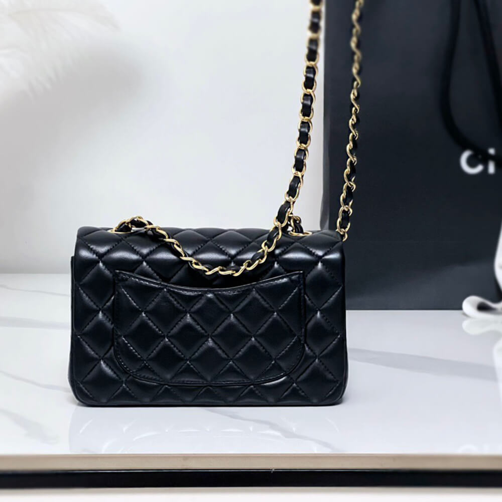 Ch**el MINI FLAP BAG(HIGH-END GRADE)