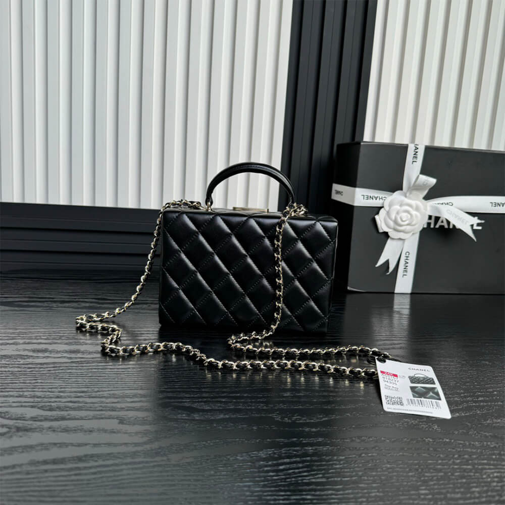 Ch**el Small box bag(HIGH-END GRADE)