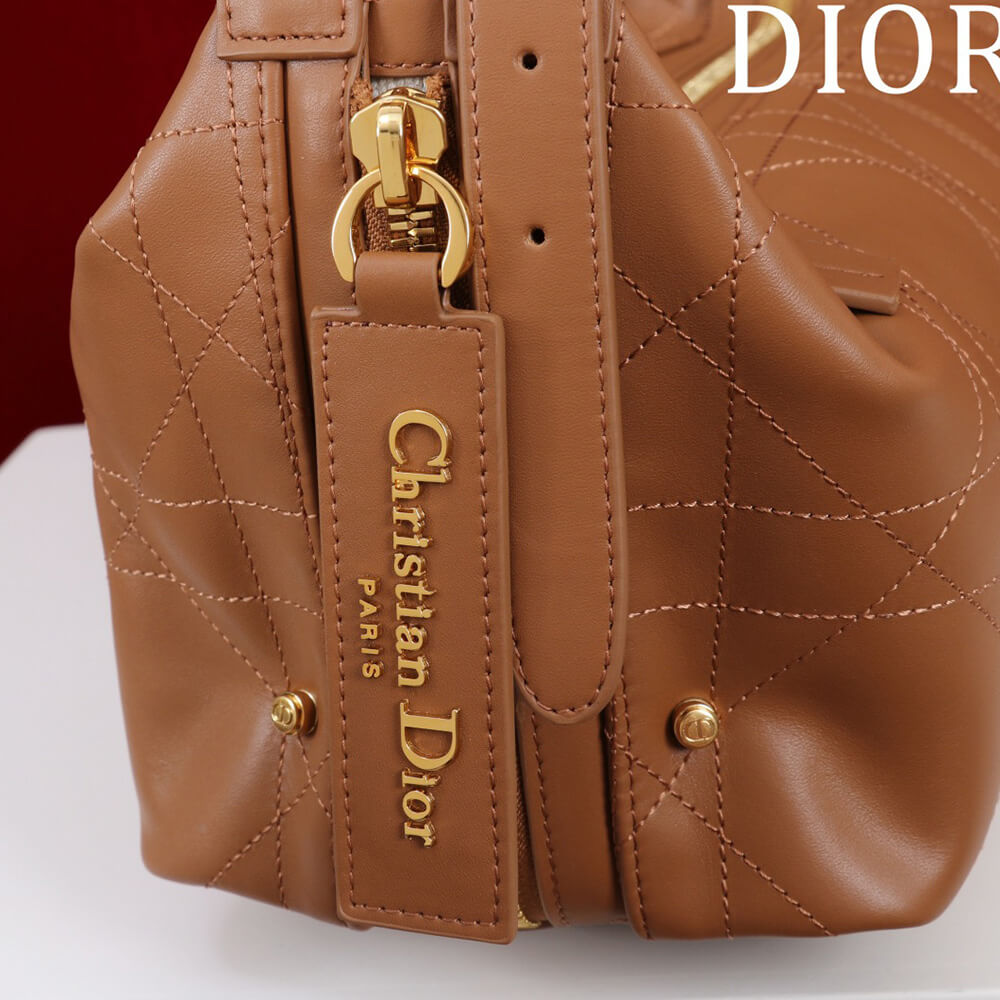 D10r Small D-Journey Bag in Vintage Smooth Calfskin(HIGH-END GRADE)