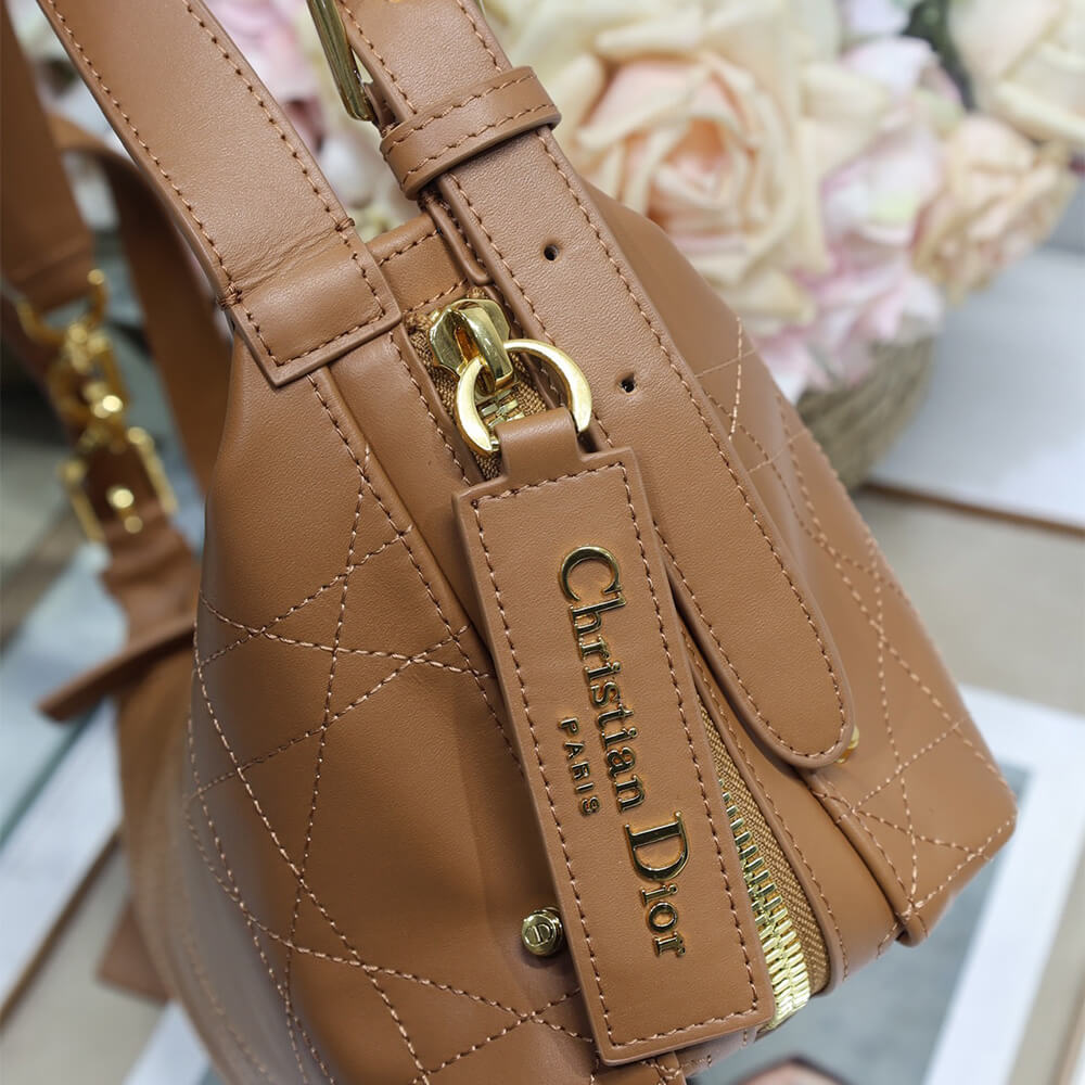 D10r Small D-Journey Bag in Vintage Smooth Calfskin(HIGH-END GRADE)