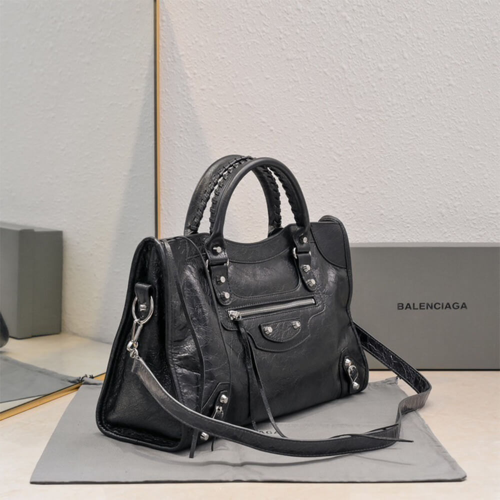Ba1en*iaga Women’s Le City Bag Medium(HIGH-END GRADE)