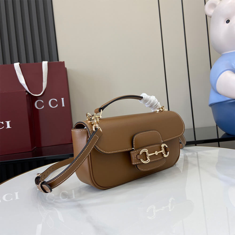 Gvc*1 Horsebit 1955 Soft small top handle bag