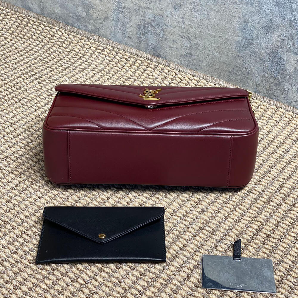 Y51 LOULOU medium in MATELASSE lambskin(HIGH-END GRADE)