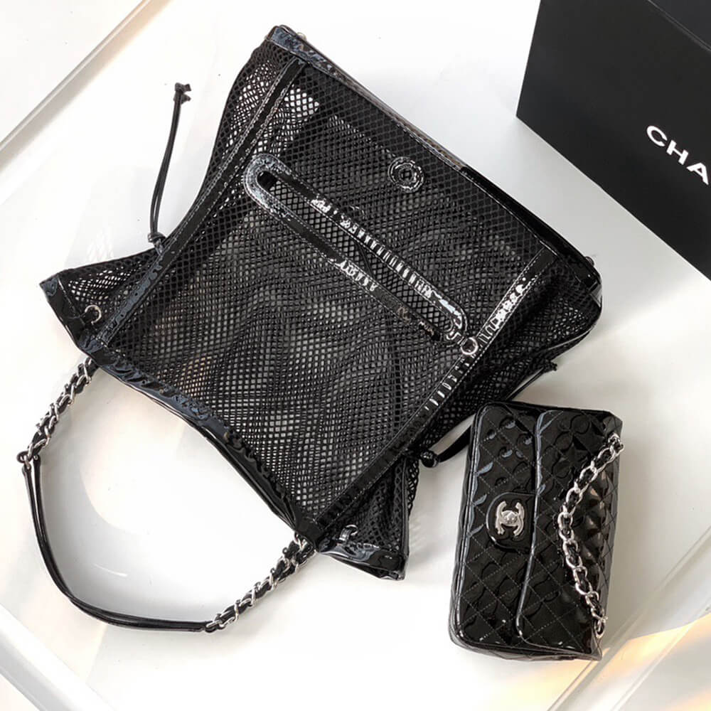 Ch**el Large La Madrague Tote(HIGH-END GRADE)