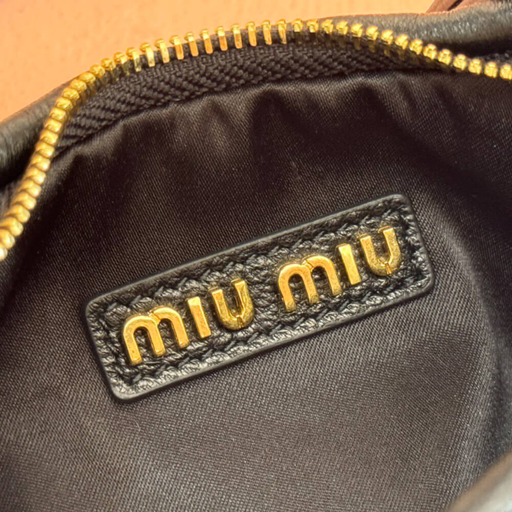 Wander matelassé nappa leather hobo mini-bag(high-end grade)