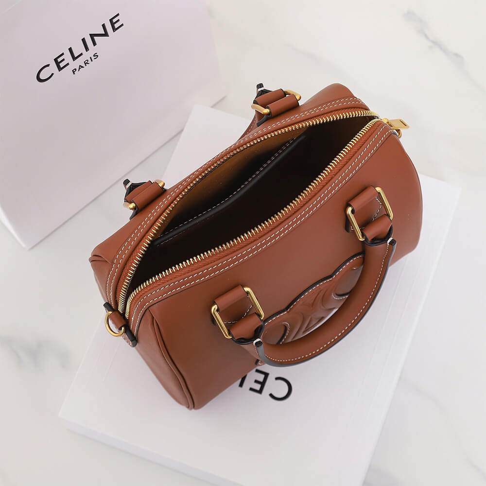 Ce1i*e SMALL BOSTON IN Smooth Calfskin