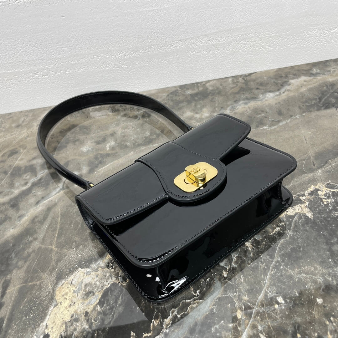 Ce1i*e TEEN Ce1i*e JOSEPHINE bag IN PATENT CALFSKIN(high-end grade)