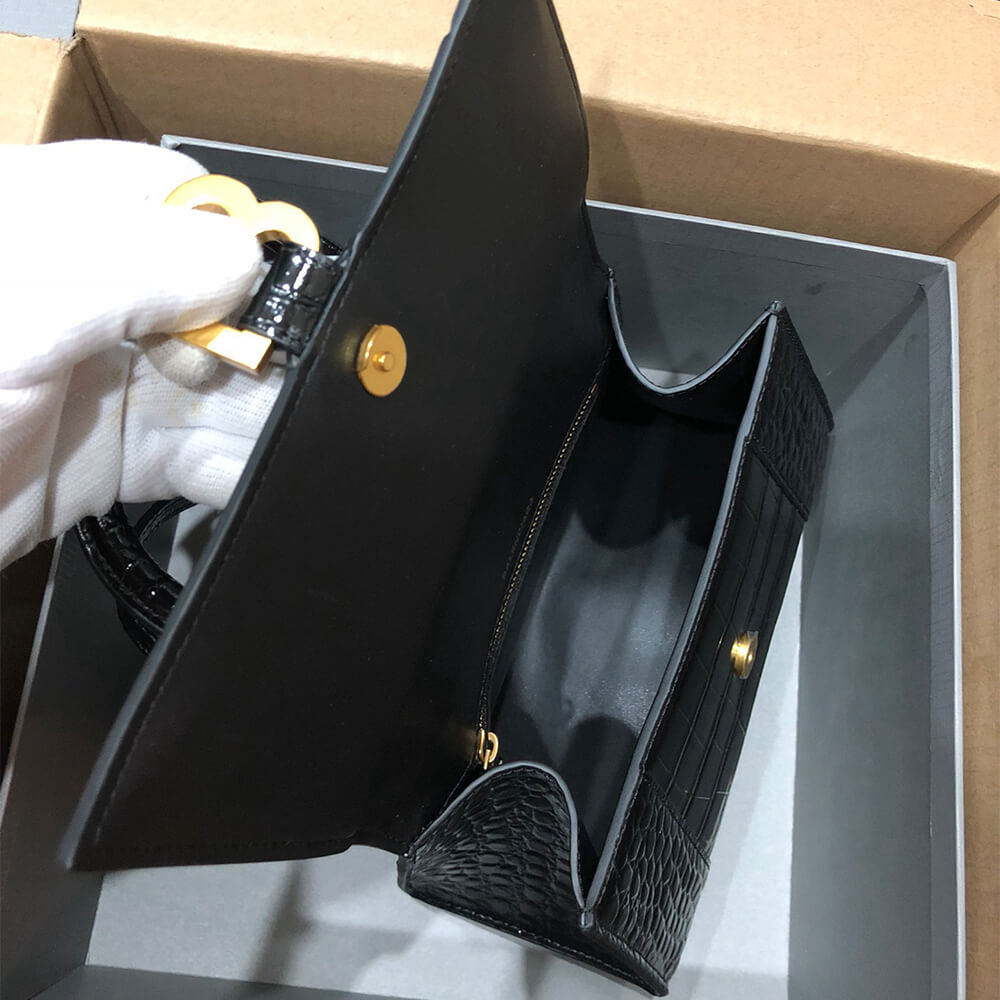 Ba1en*iaga Hourglass Handbag Small(high-end grade)