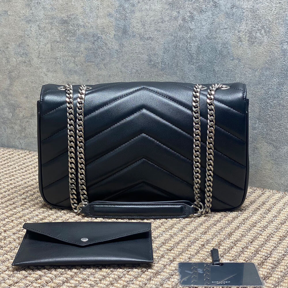 Y51 LOULOU medium in MATELASSÉ lambskin(high-end grade)