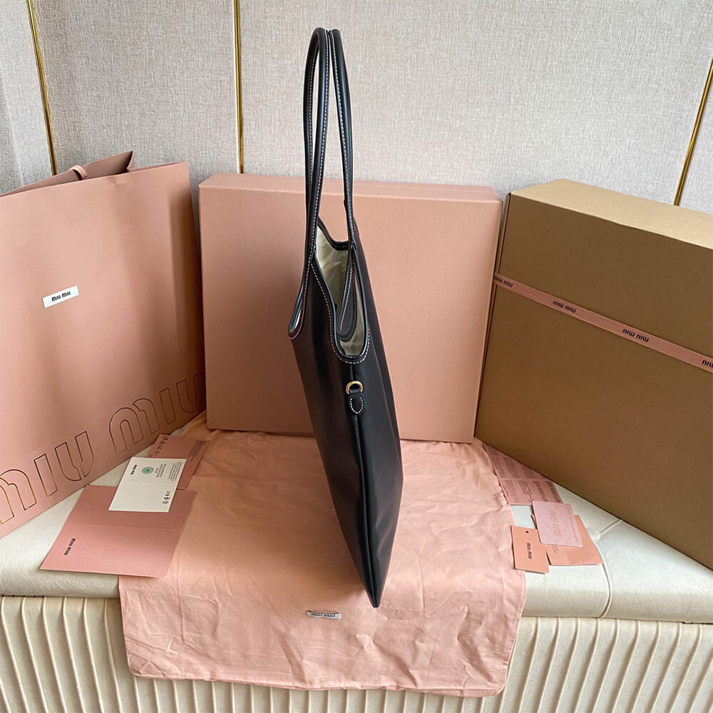 M1um1u REGULAR IVY LEATHER BAG(HIGH-END GRADE)