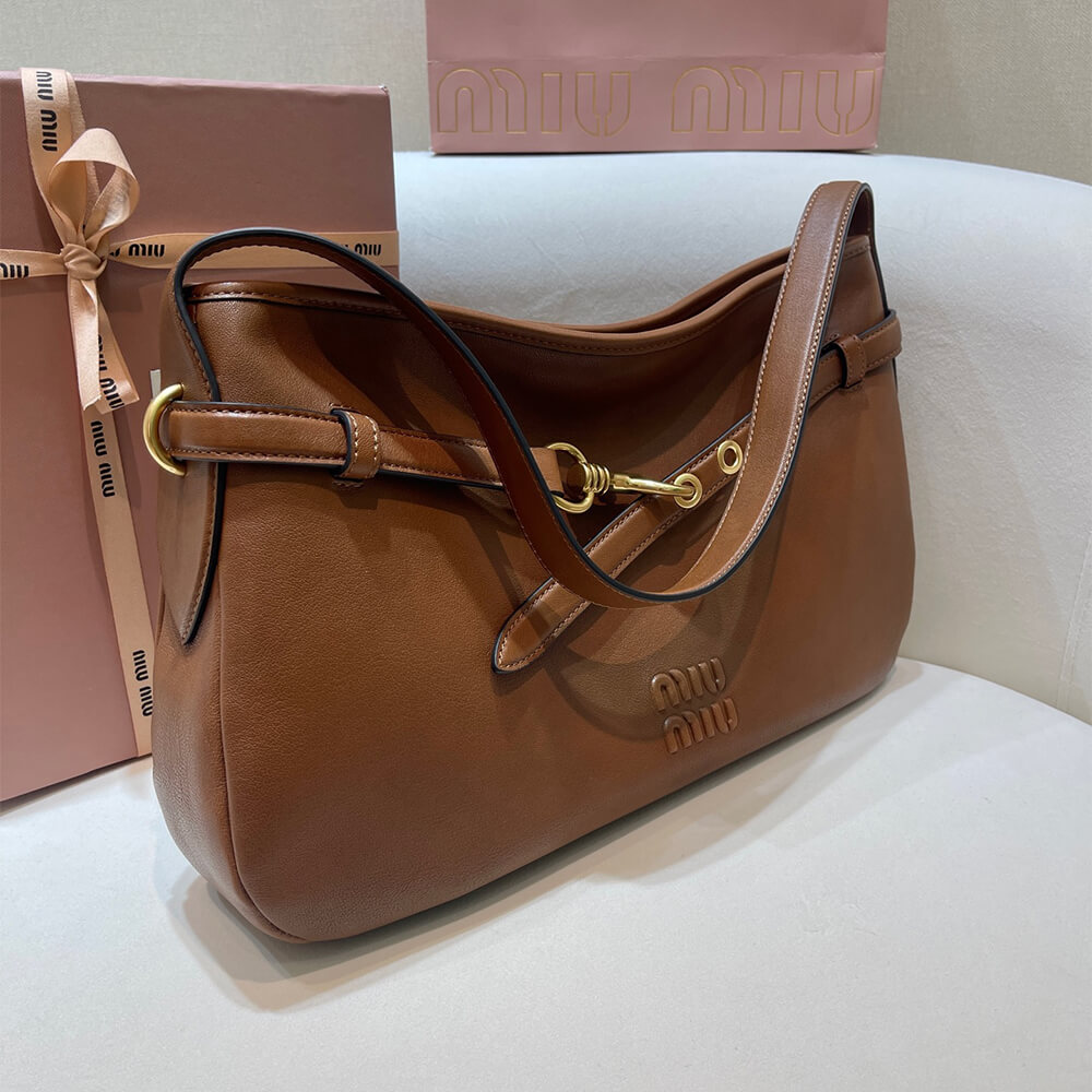 M1um1u Medium Aventure nappa leather bag(HIGH-END GRADE)