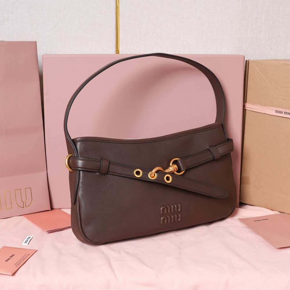M1um1u Regular Aventure nappa leather bag(HIGH-END GRADE)