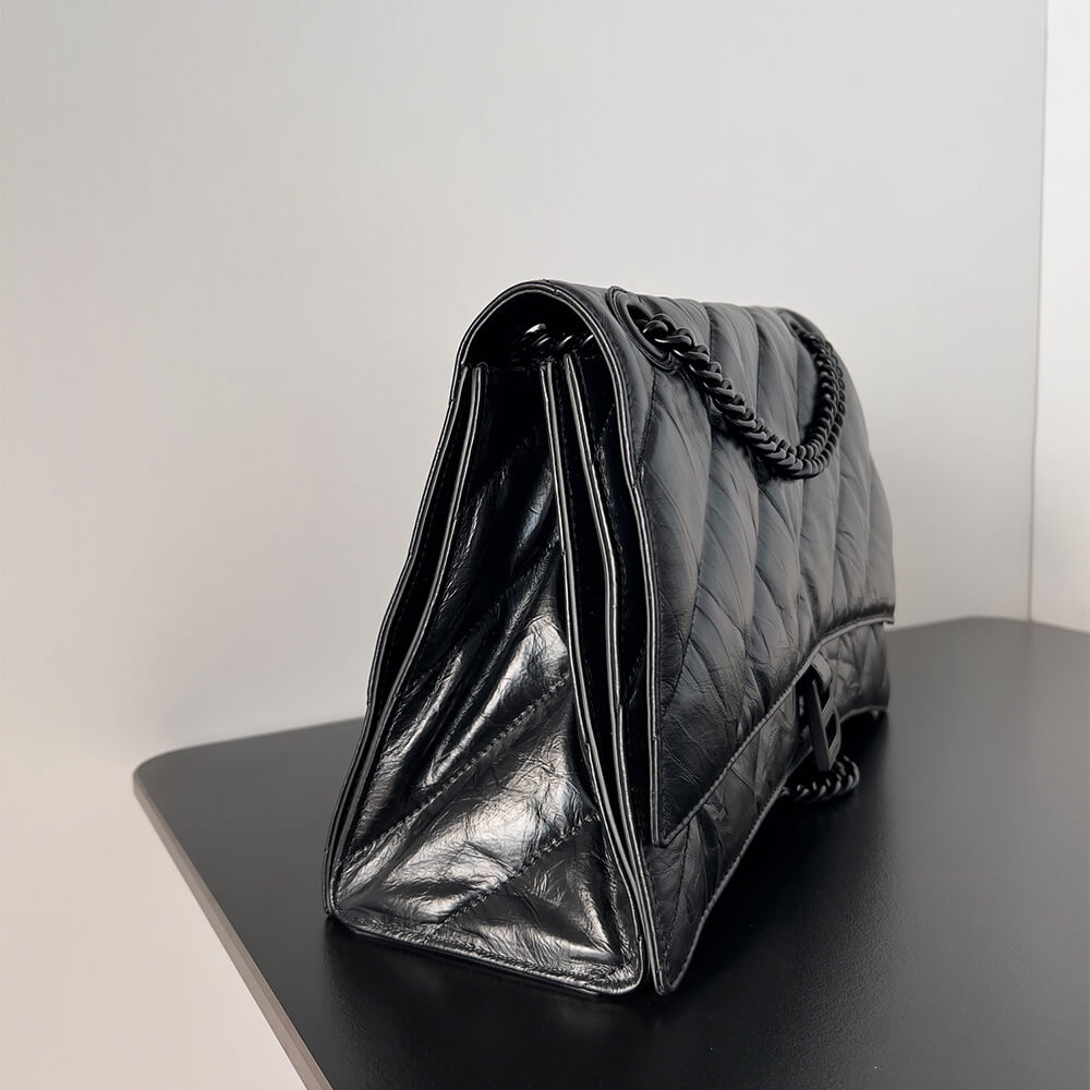 Ba1en*iaga Women’s Crush Chain Bag Medium(HIGH-END GRADE)