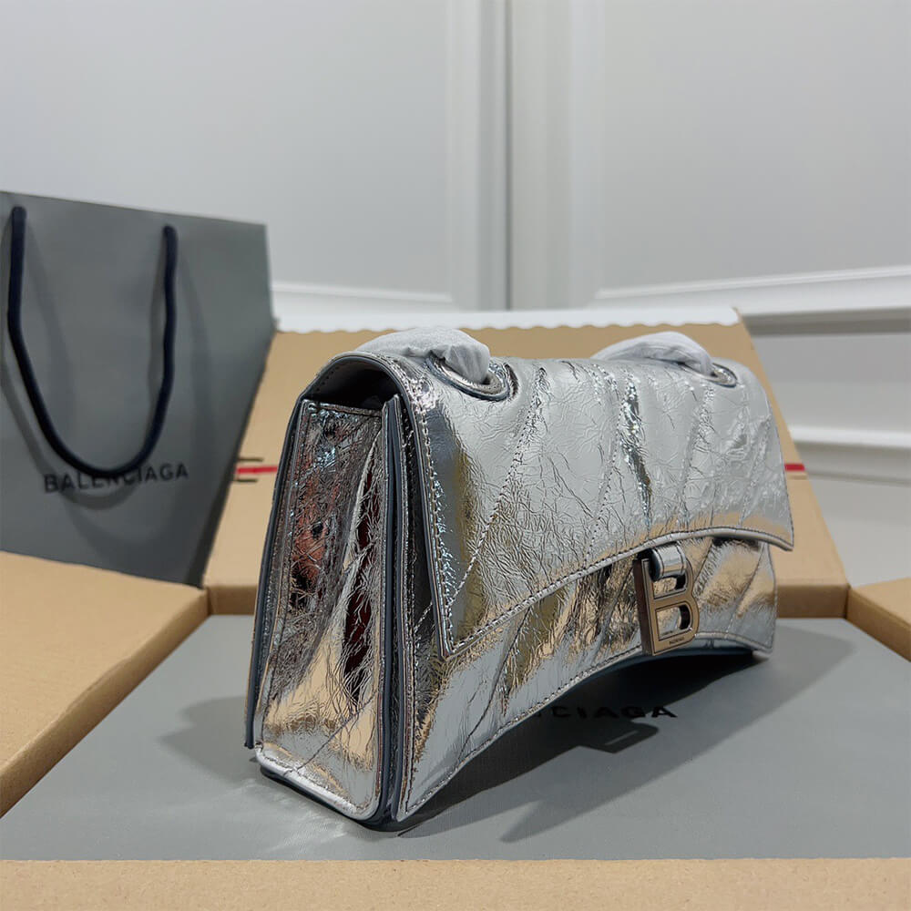 Ba1en*iaga Women’s Crush Chain Bag Small(HIGH-END GRADE)