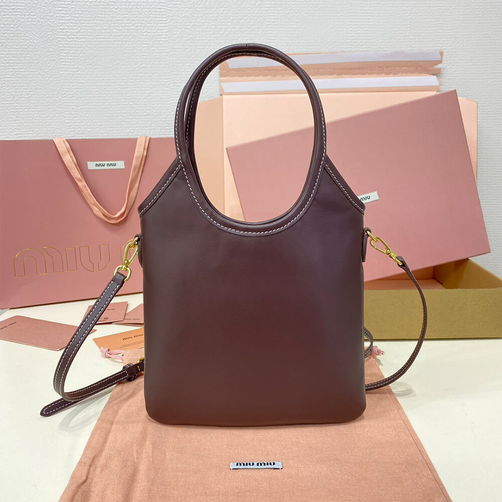 M1um1u MINI IVY leather handbag(HIGH-END GRADE)