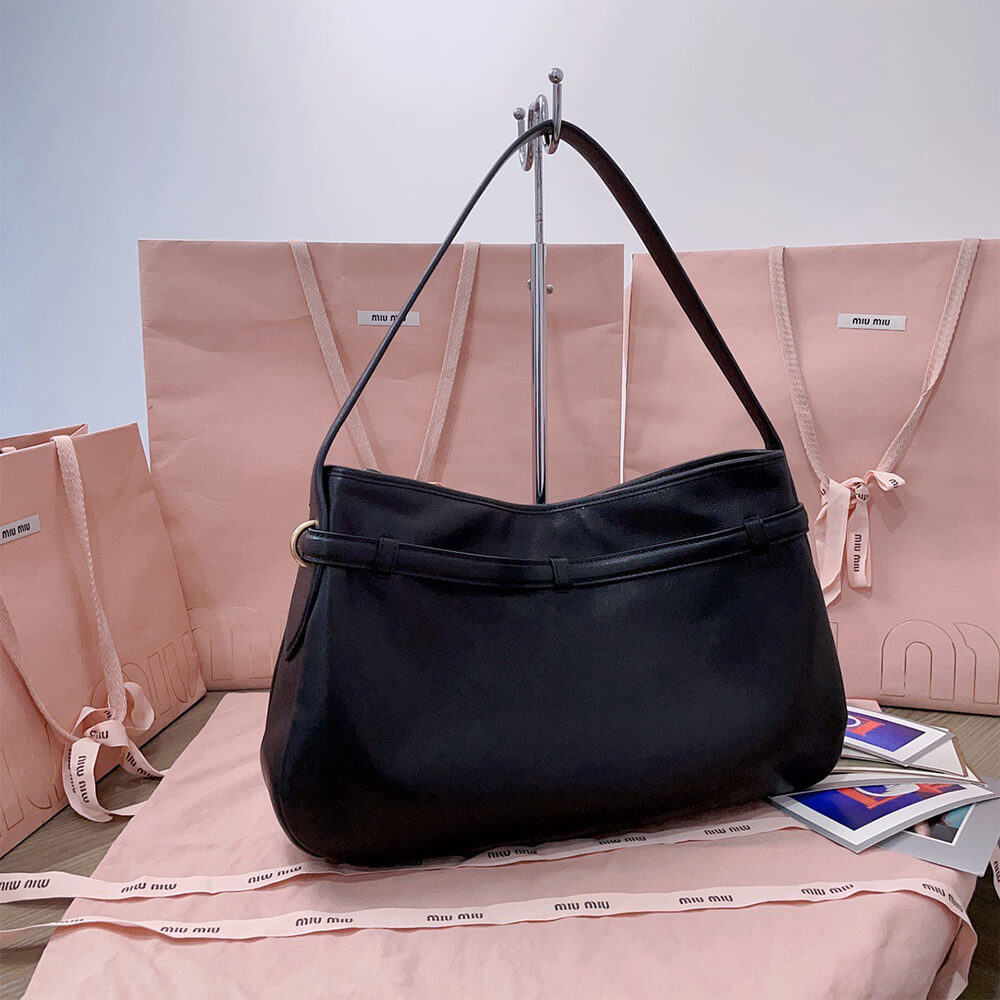 M1um1u Medium Aventure nappa leather bag(HIGH-END GRADE)