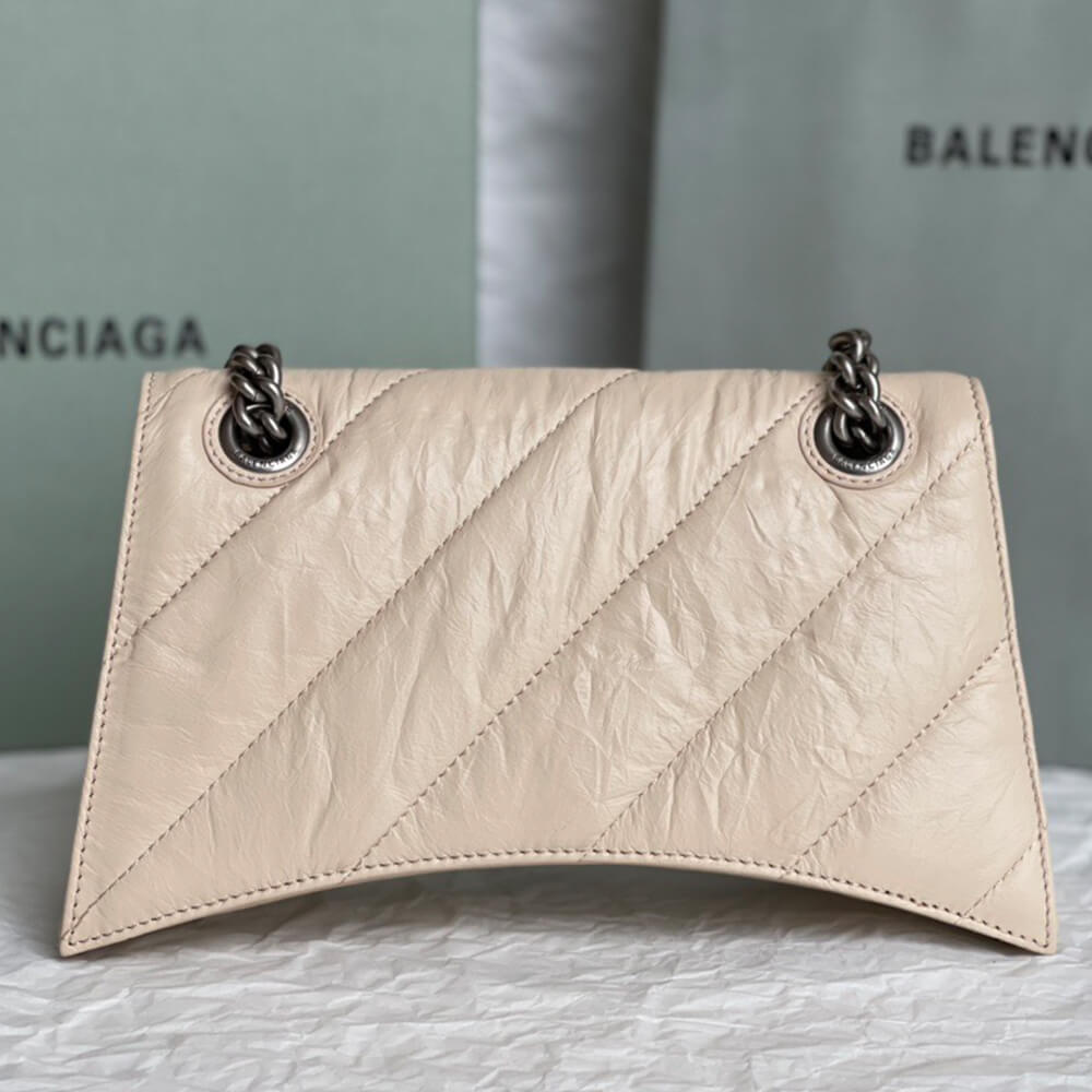 Ba1en*iaga Women’s Crush Chain Bag Small(HIGH-END GRADE)