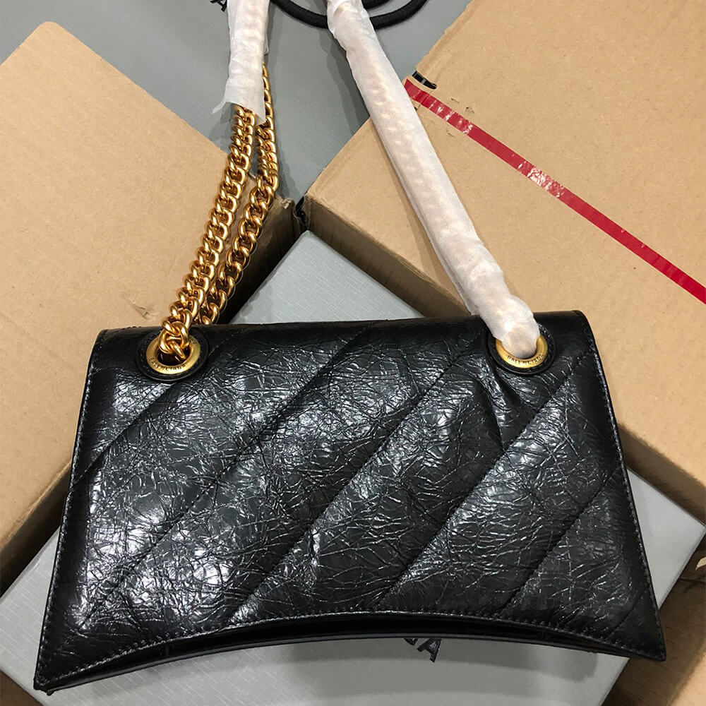 Ba1en*iaga Women’s Crush Chain Bag Small(HIGH-END GRADE)