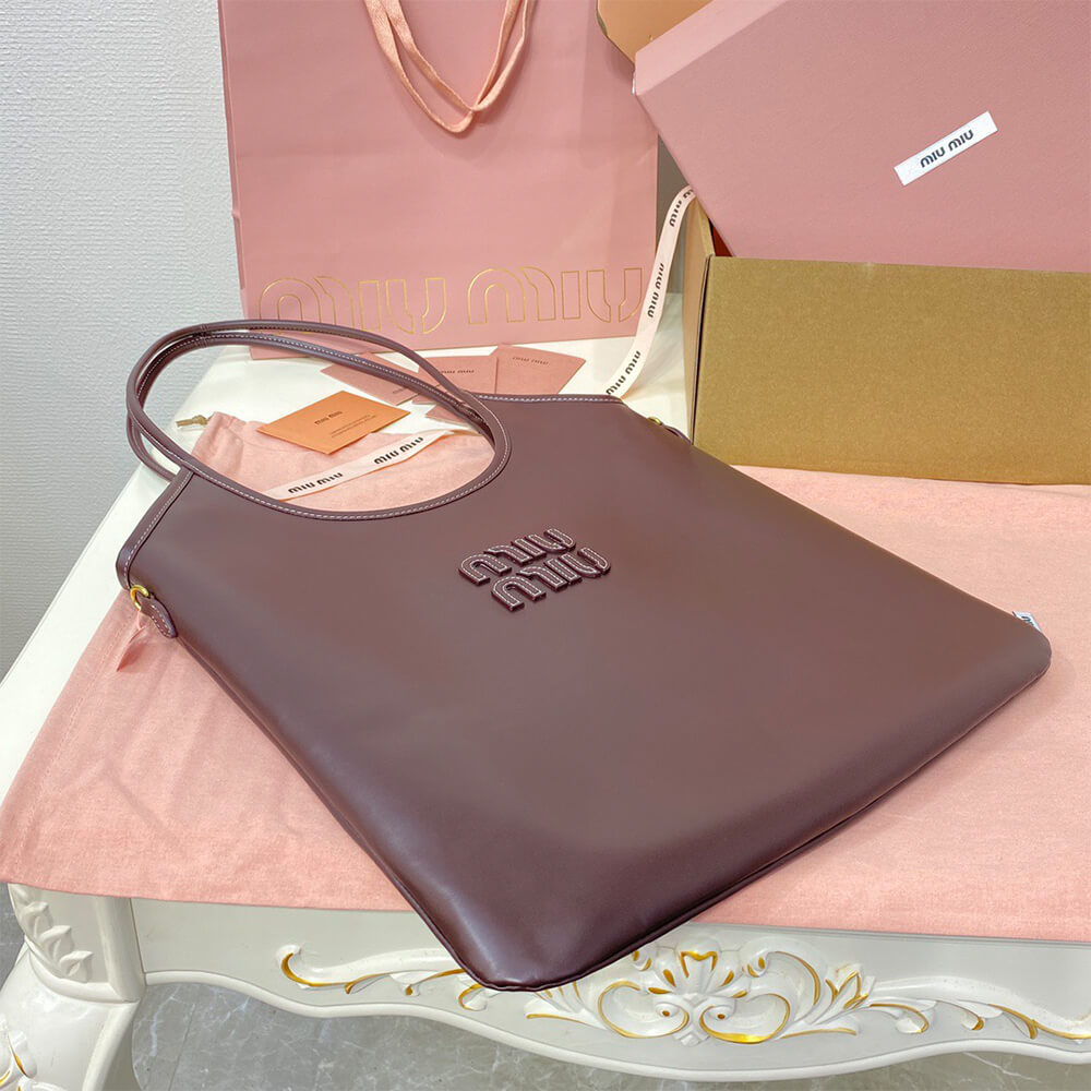M1um1u REGULAR IVY LEATHER BAG(HIGH-END GRADE)