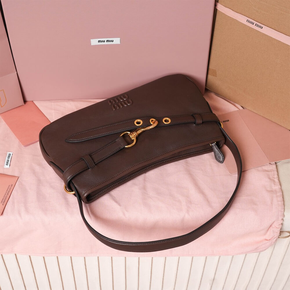 M1um1u Regular Aventure nappa leather bag(HIGH-END GRADE)