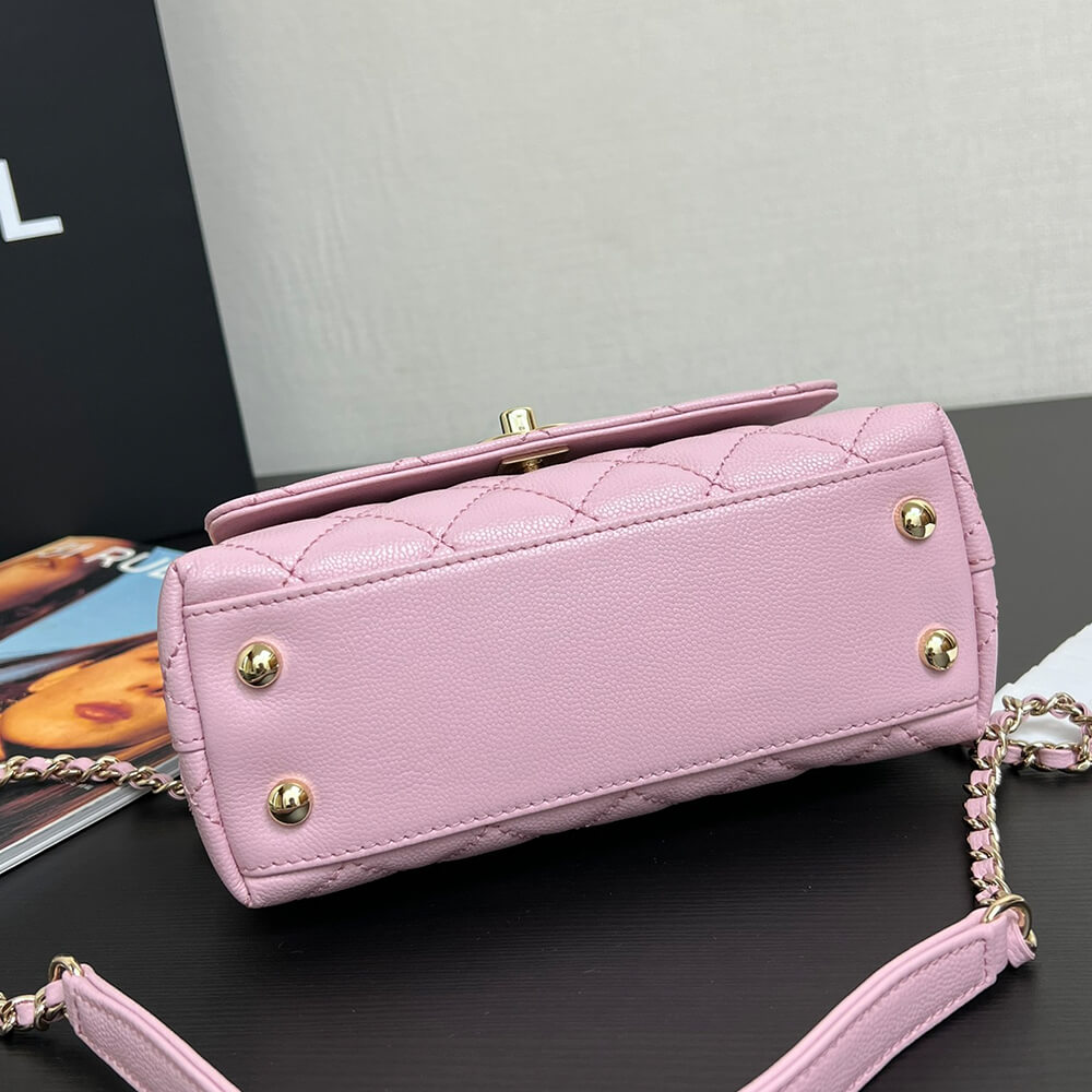 Ch**el MINI COCO Handle Bag(HIGH-END GRADE)