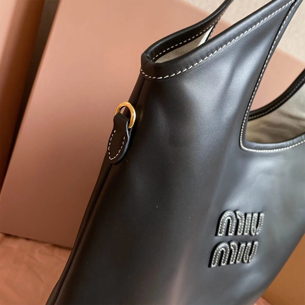 M1um1u REGULAR IVY LEATHER BAG(HIGH-END GRADE)