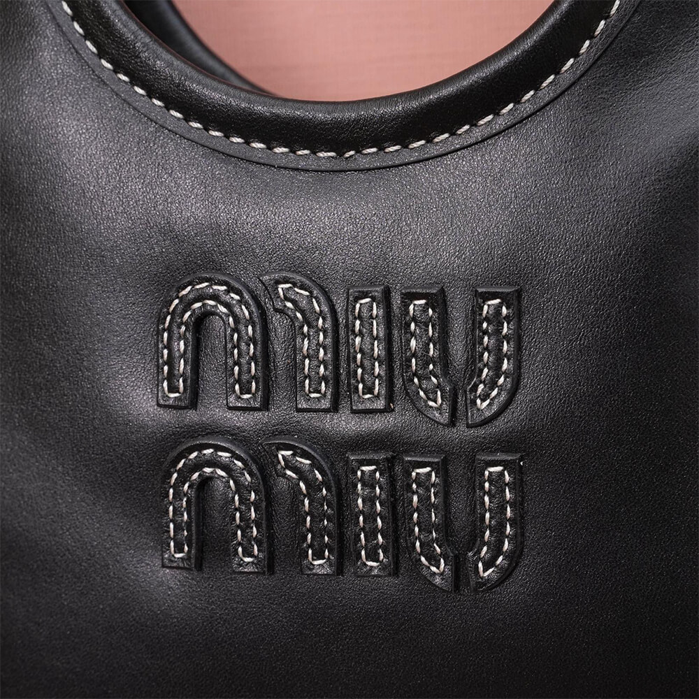 M1um1u MINI IVY leather handbag(HIGH-END GRADE)
