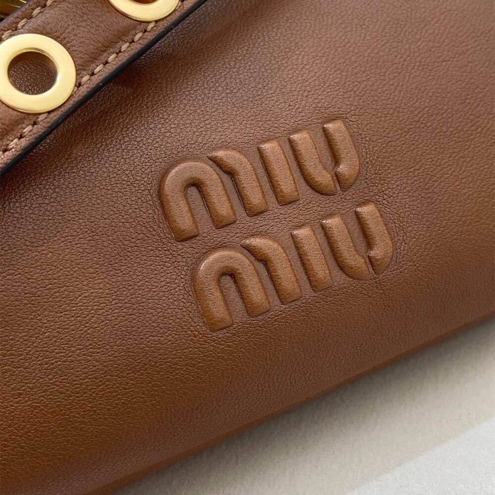M1um1u Medium Aventure nappa leather bag(HIGH-END GRADE)