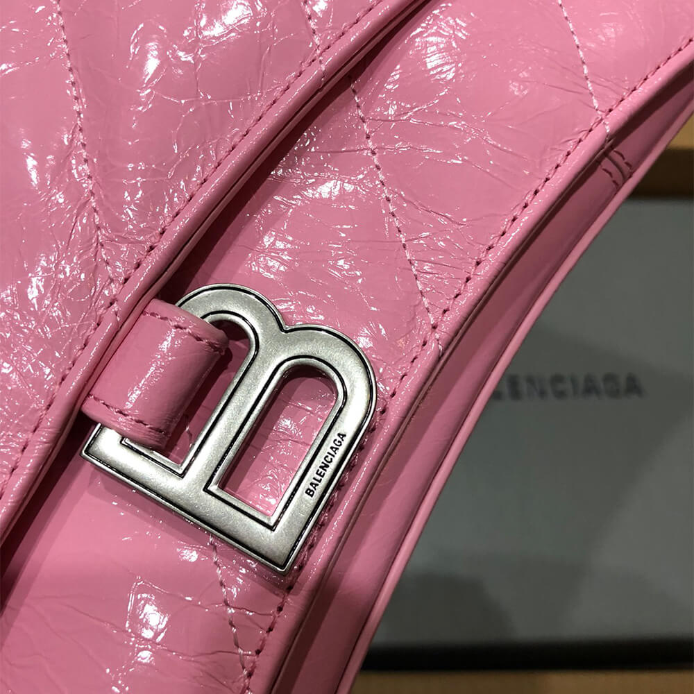 Ba1en*iaga Women’s Crush Chain Bag Small(HIGH-END GRADE)