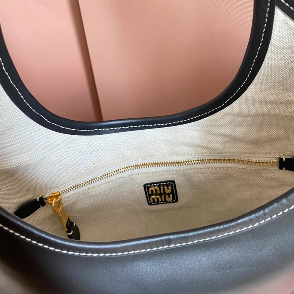 M1um1u REGULAR IVY LEATHER BAG(HIGH-END GRADE)
