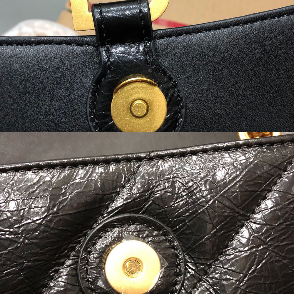 Ba1en*iaga Women’s Crush Chain Bag Small(HIGH-END GRADE)