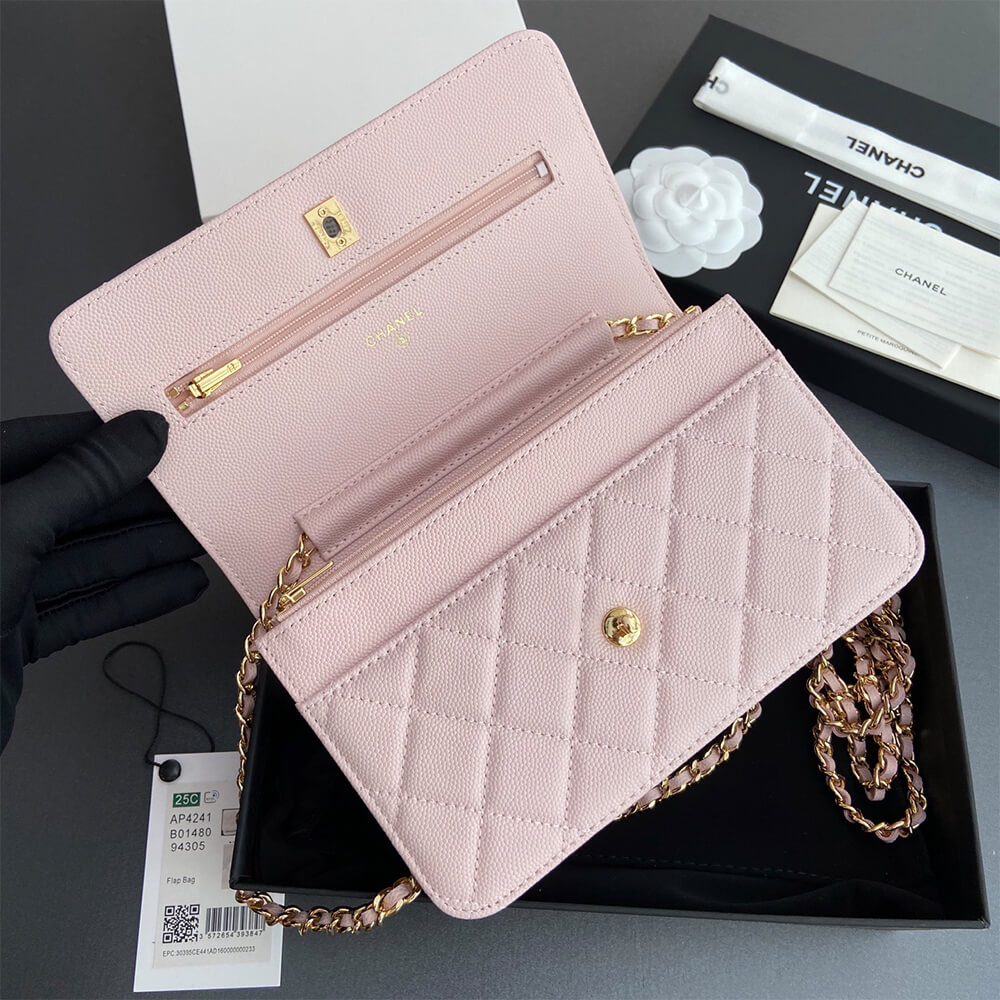 Ch**el Classic Wallet On Chain(high-end grade)